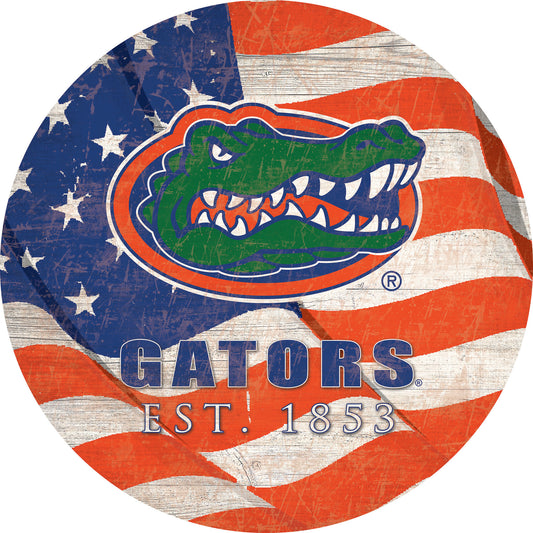 Florida Gators 12" Team Color Flag Sign