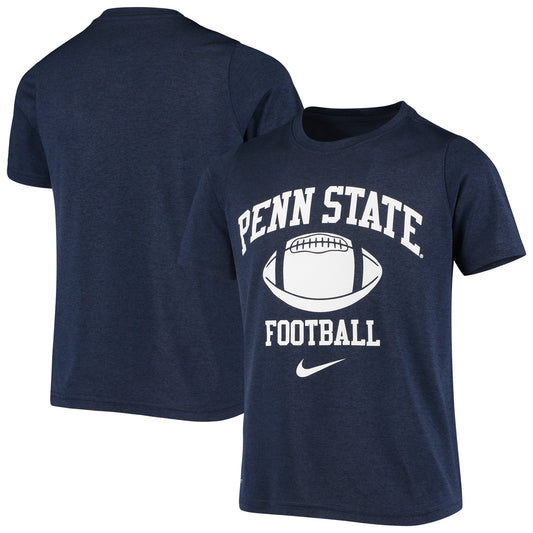 Youth Nike Navy Penn State Nittany Lions Retro Lockup Legend Performance T-Shirt
