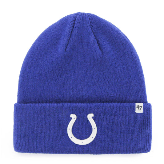 Men's '47 Royal Indianapolis Colts Primary Basic Cuffed Knit Hat