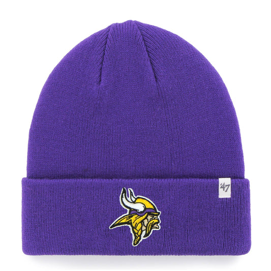 Men's '47 Purple Minnesota Vikings Primary Basic Cuffed Knit Hat