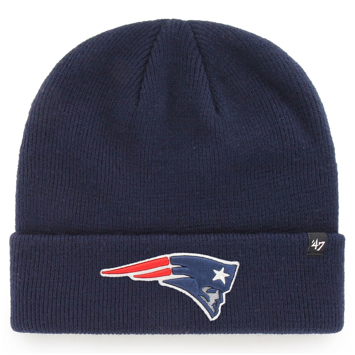 Men's '47 Navy New England Patriots Primary Basic Cuffed Knit Hat