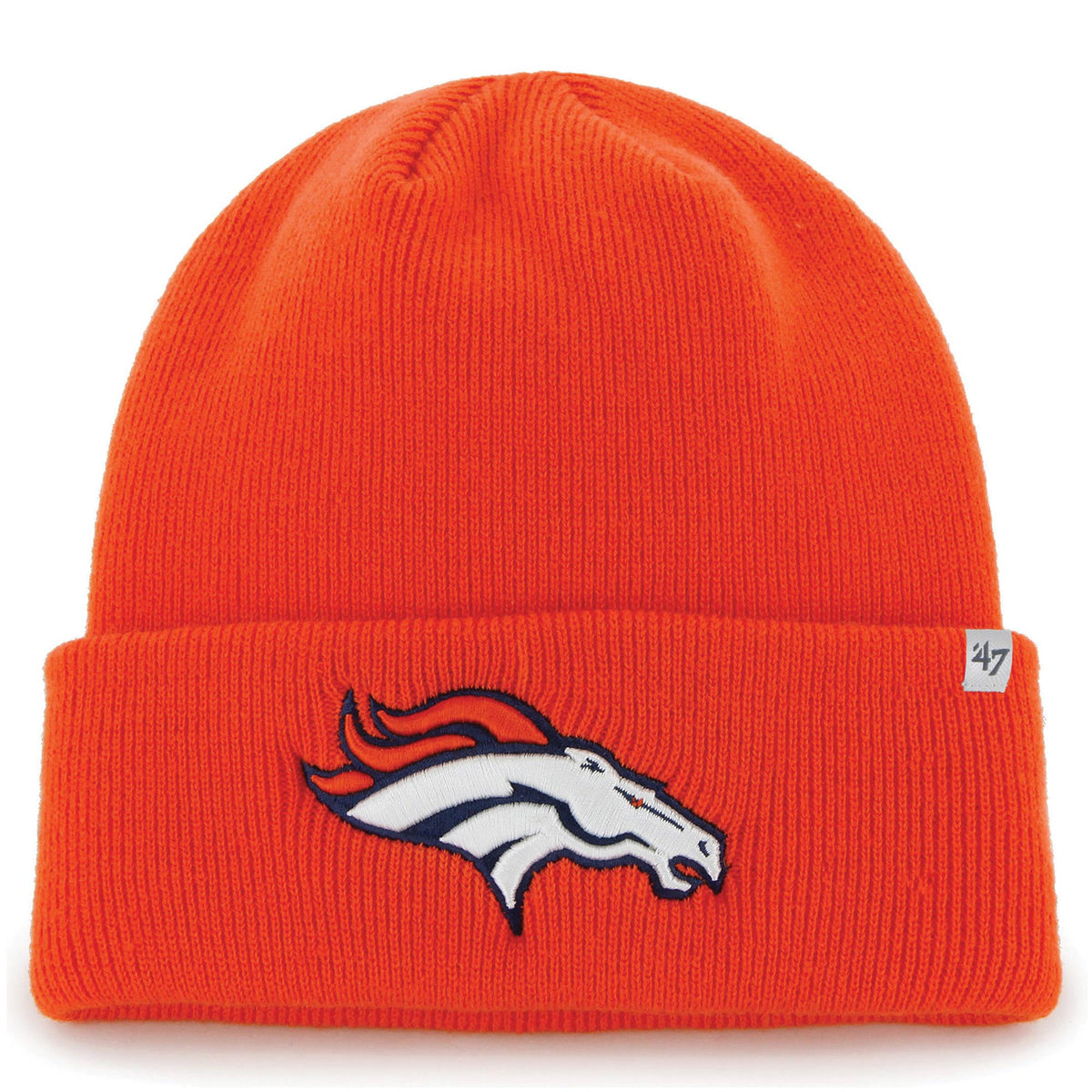 Men's '47 Orange Denver Broncos Secondary Basic Cuffed Knit Hat