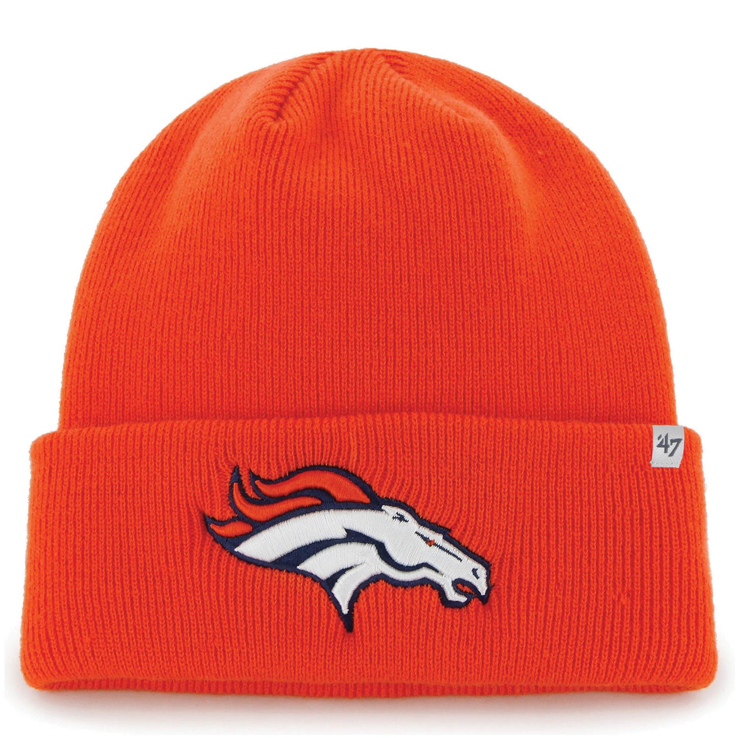 Men's '47 Orange Denver Broncos Secondary Basic Cuffed Knit Hat