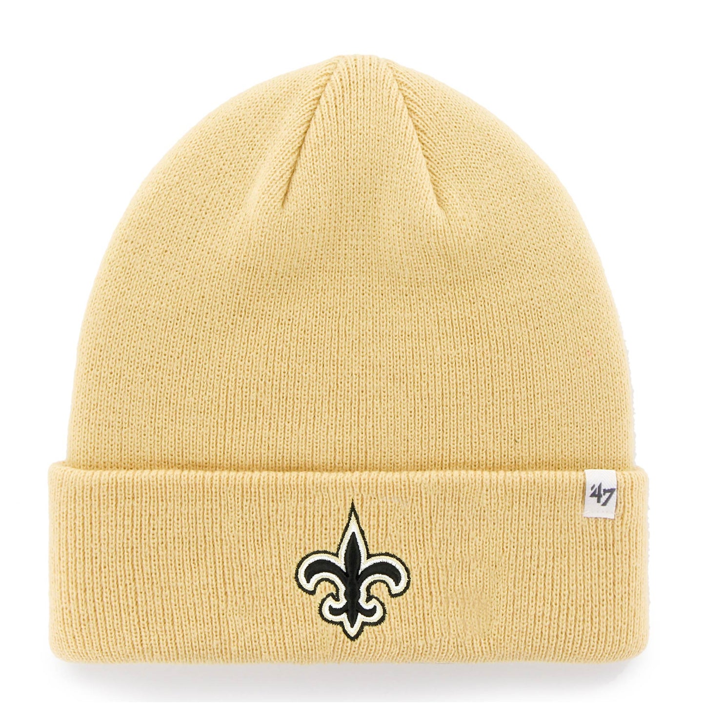 Men's '47 Gold New Orleans Saints Secondary Basic Cuffed Knit Hat