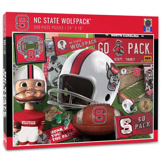 NC State Wolfpack 500-Piece Retro Series Puzzle