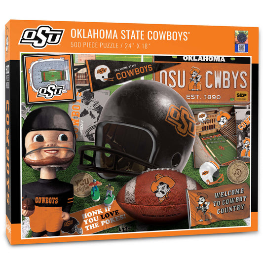 Oklahoma State Cowboys 500-Piece Retro Series Puzzle