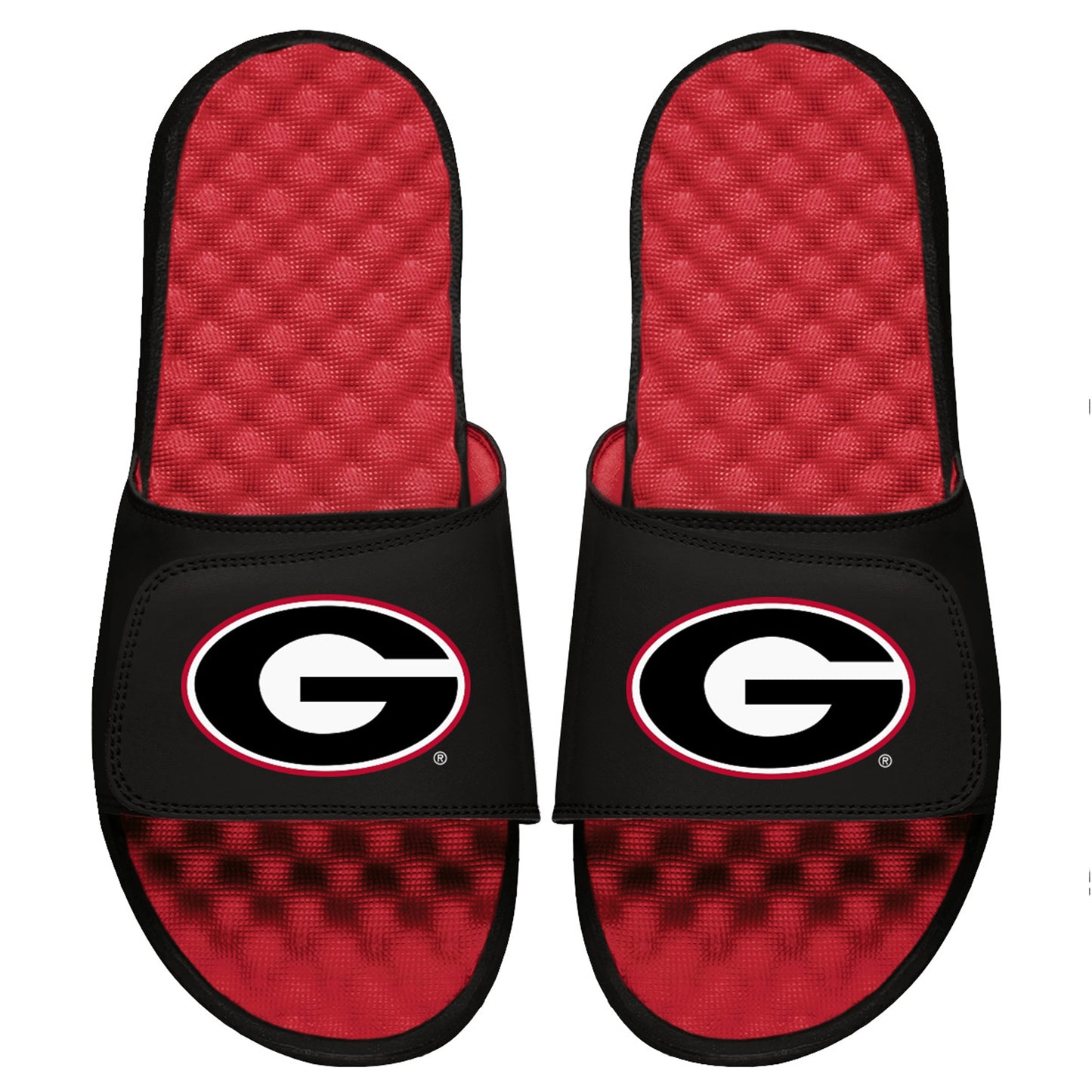 Youth ISlide Black Georgia Bulldogs Primary Logo Slide Sandals