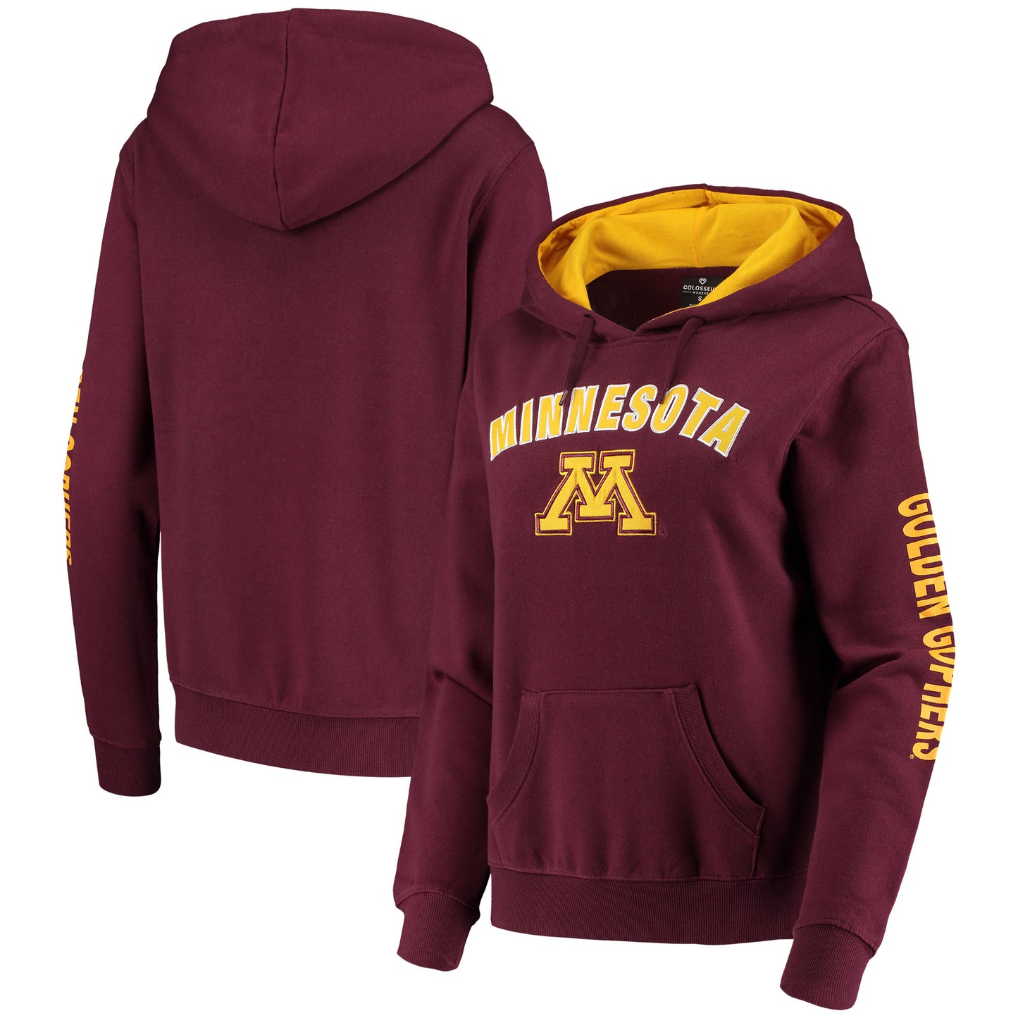 Women's Colosseum Maroon Minnesota Golden Gophers Loud and Proud Pullover Hoodie