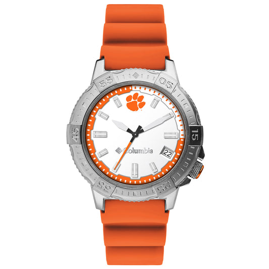 Columbia Clemson Tigers Peak Patrol 3-Hand Date Silicone Strap Watch