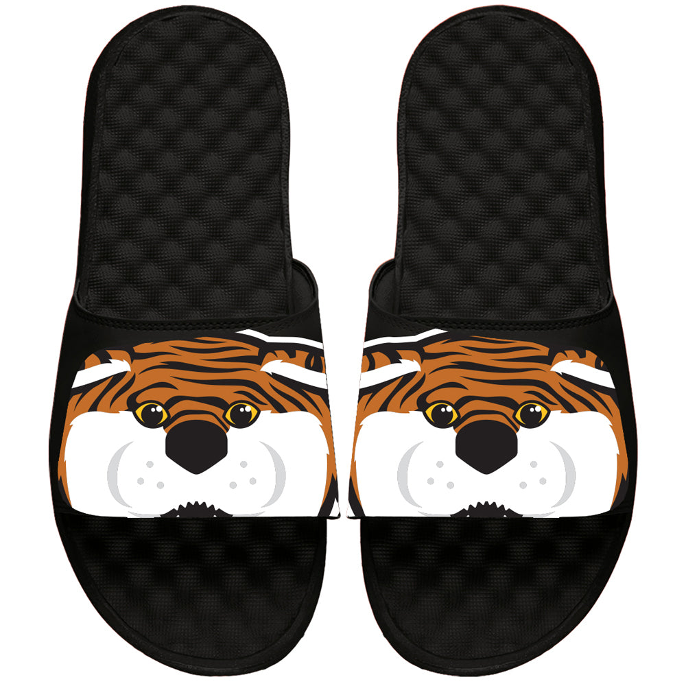 Youth ISlide Black LSU Tigers Mascot Slide Sandals