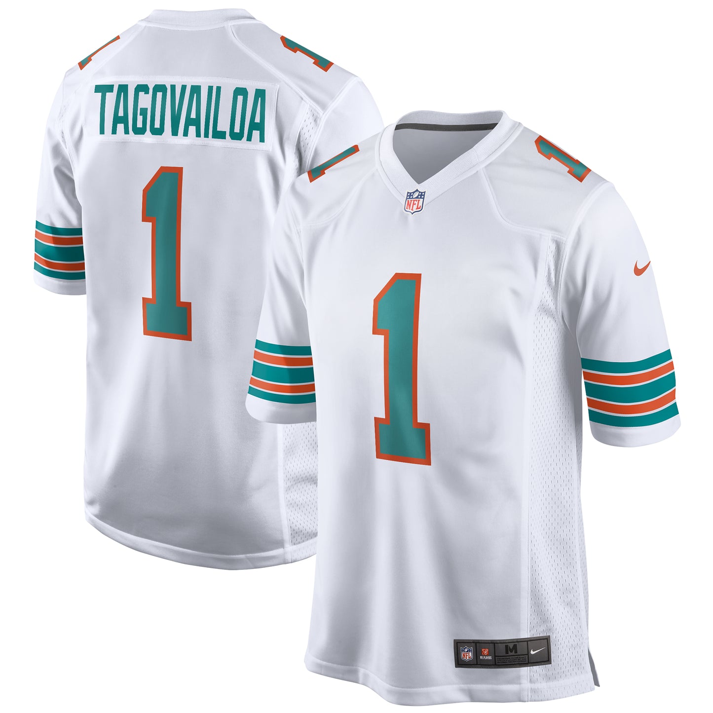 Men's Nike Tua Tagovailoa White Miami Dolphins 2nd Alternate Game Jersey