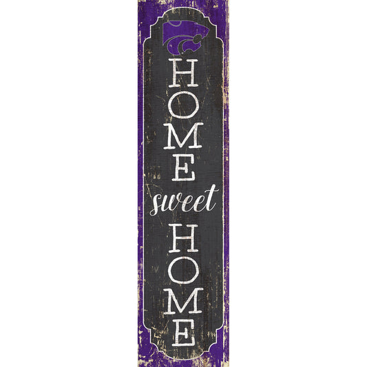 Kansas State Wildcats 24" Home Sweet Home Leaner Sign