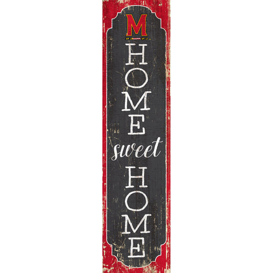 Maryland Terrapins 24" Home Sweet Home Leaner Sign