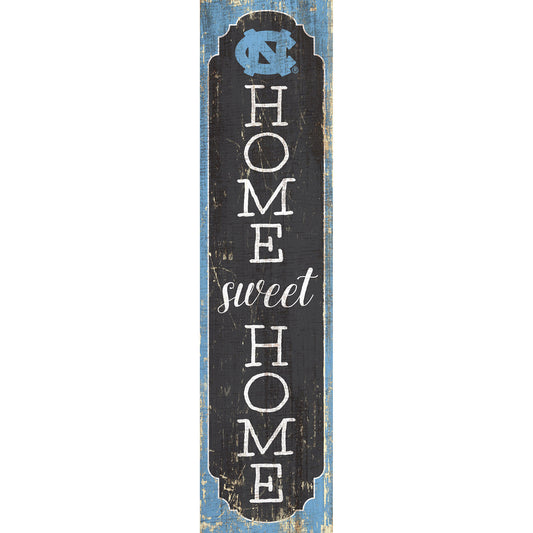 North Carolina Tar Heels 24" Home Sweet Home Leaner Sign