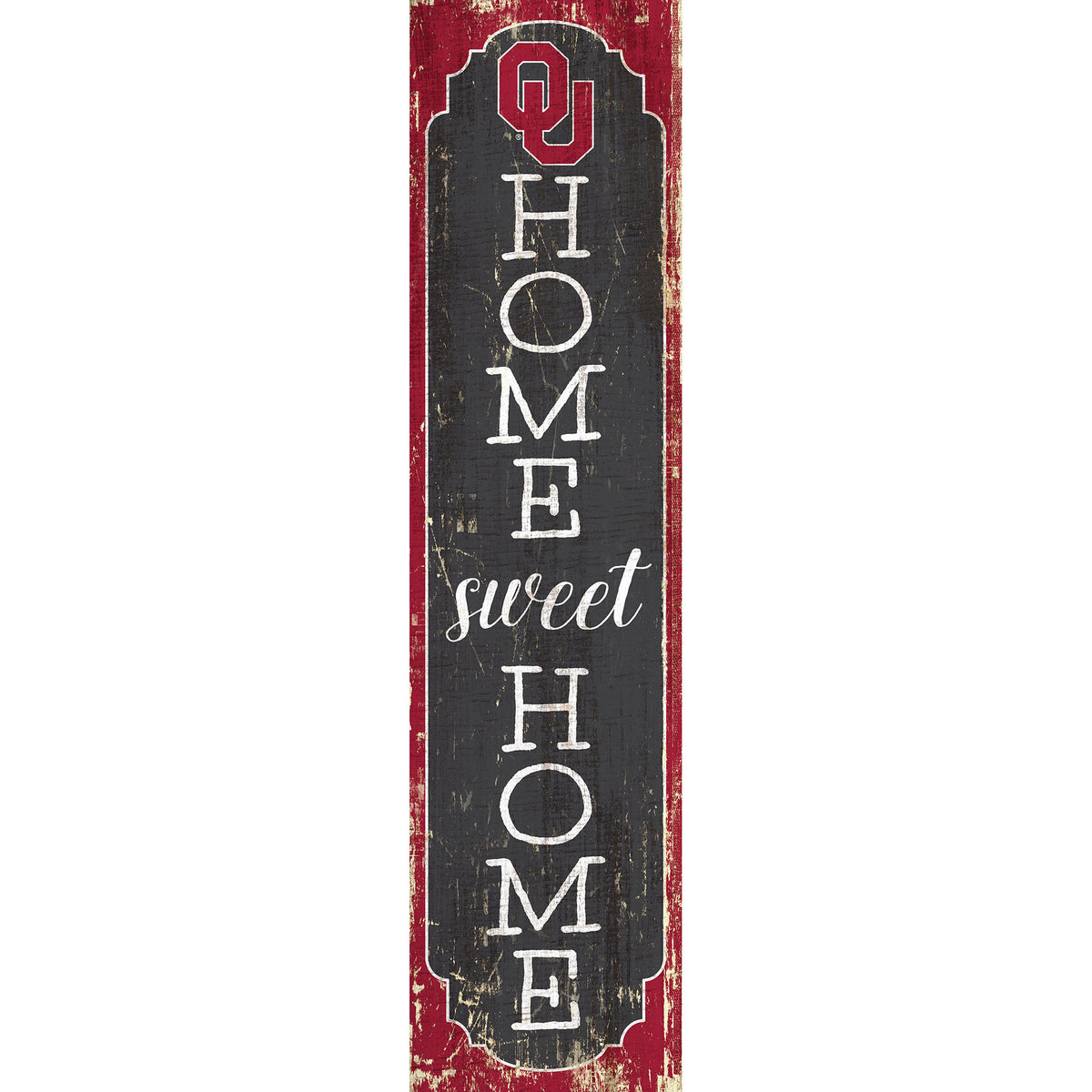 Oklahoma Sooners 24" Home Sweet Home Leaner Sign