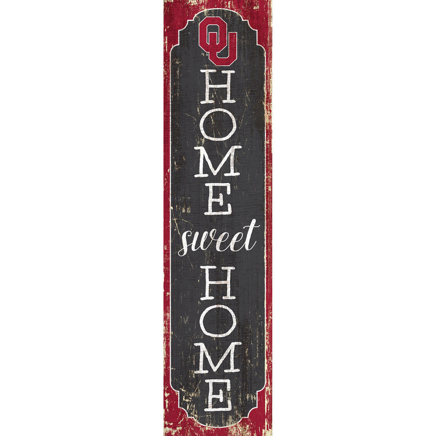 Oklahoma Sooners 24" Home Sweet Home Leaner Sign