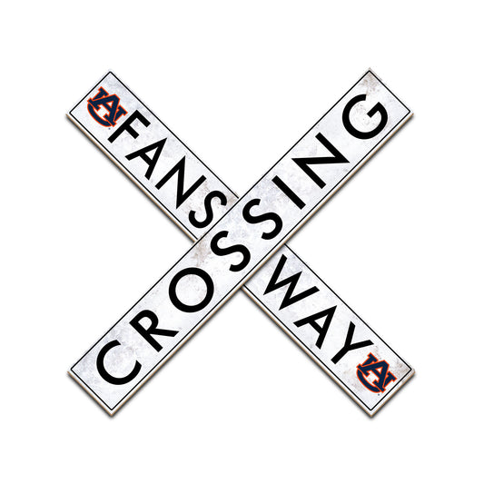 Auburn Tigers 48" Fans Way Crossing Sign