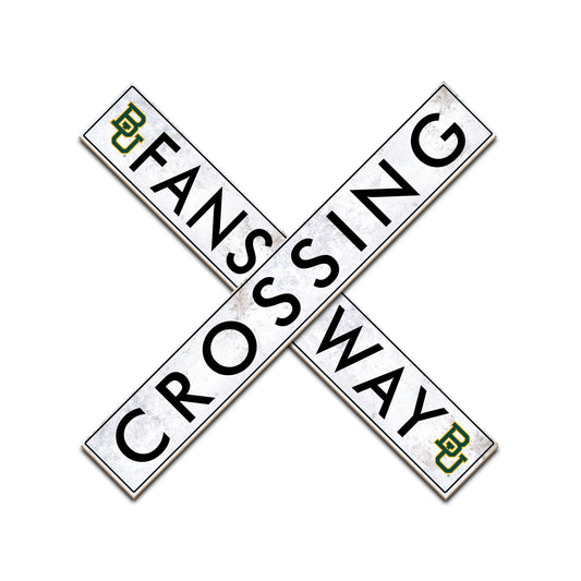 Baylor Bears 48" Fans Way Crossing Sign