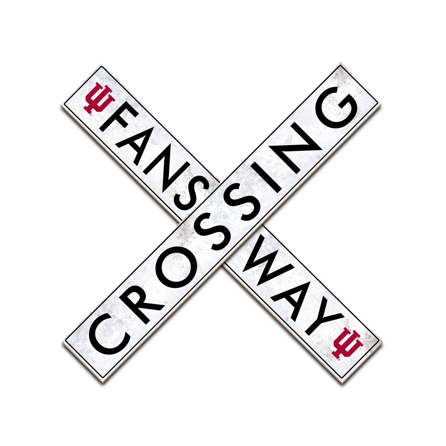 Indiana Hoosiers 48" Fans Way Crossing Sign