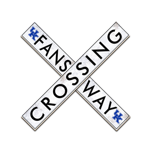 Kentucky Wildcats 48" Fans Way Crossing Sign