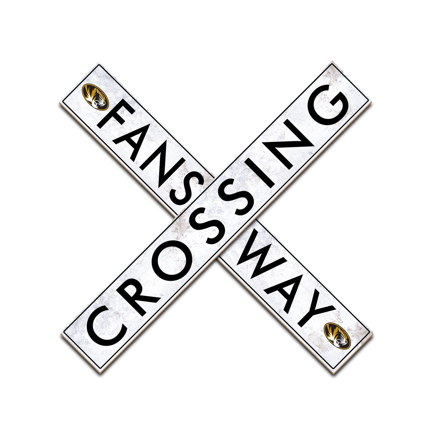 Missouri Tigers 48" Fans Way Crossing Sign