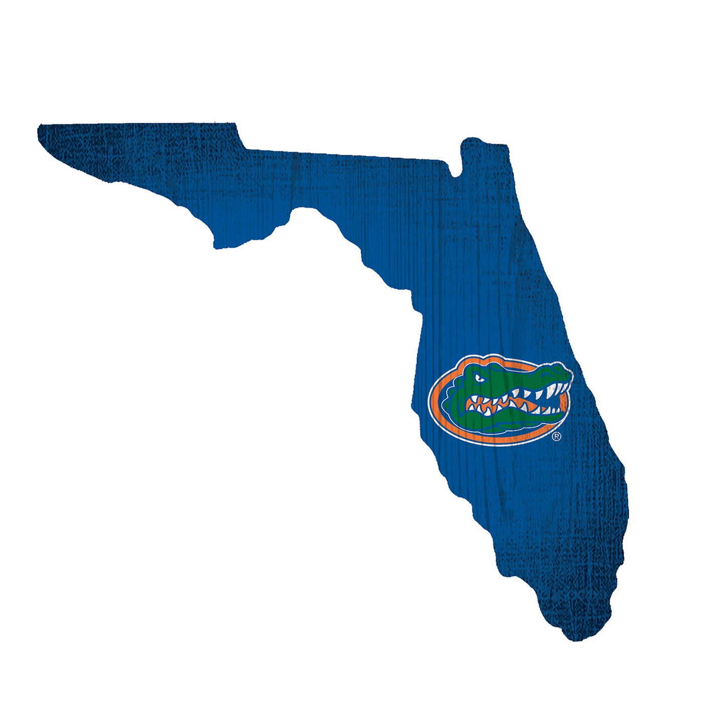 Florida Gators 12" Logo State Sign