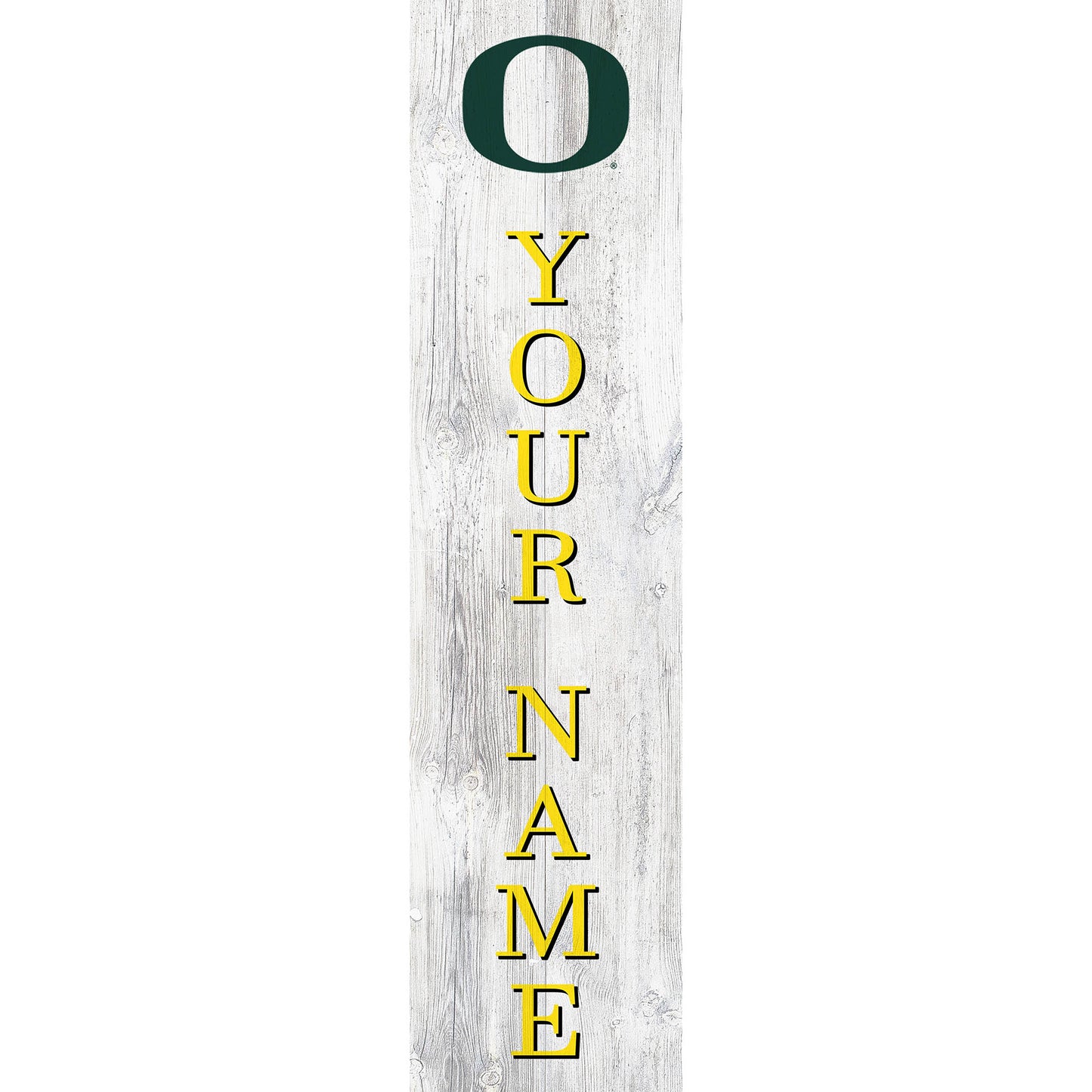 Oregon Ducks 48" Personalized Welcome Leaner Sign