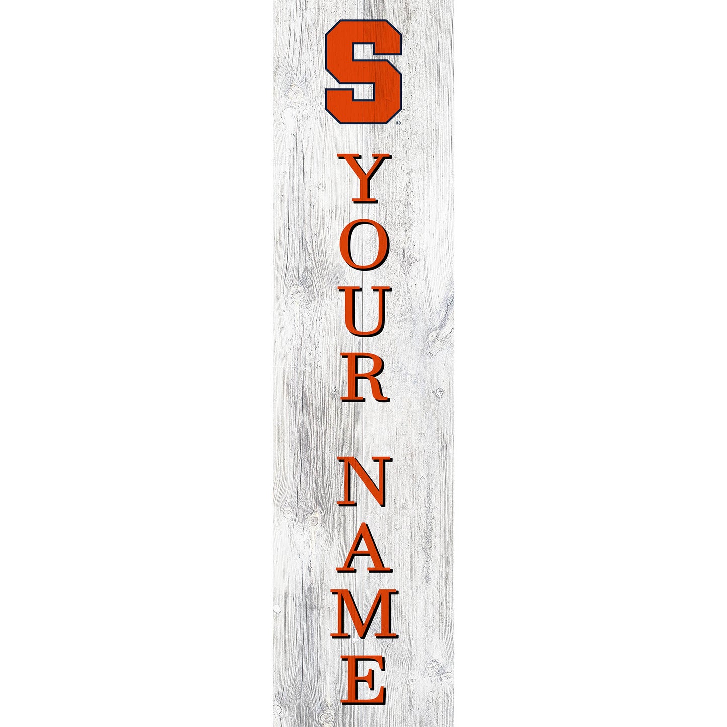 Syracuse Orange 48" Personalized Welcome Leaner Sign