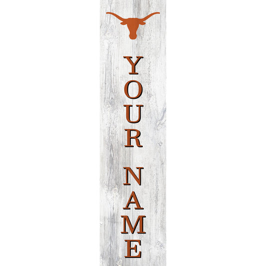 Texas Longhorns 48" Personalized Welcome Leaner Sign