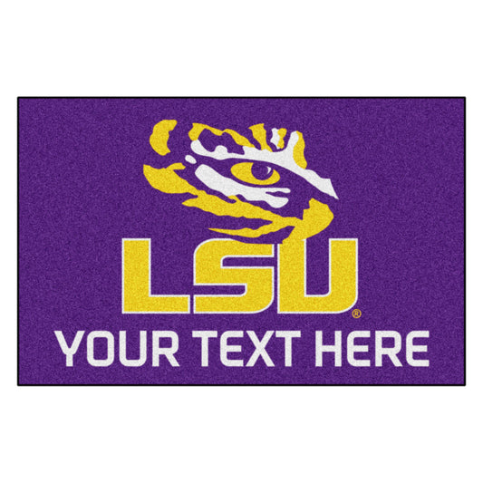 LSU Tigers 19'' x 30'' Personalized Accent Rug