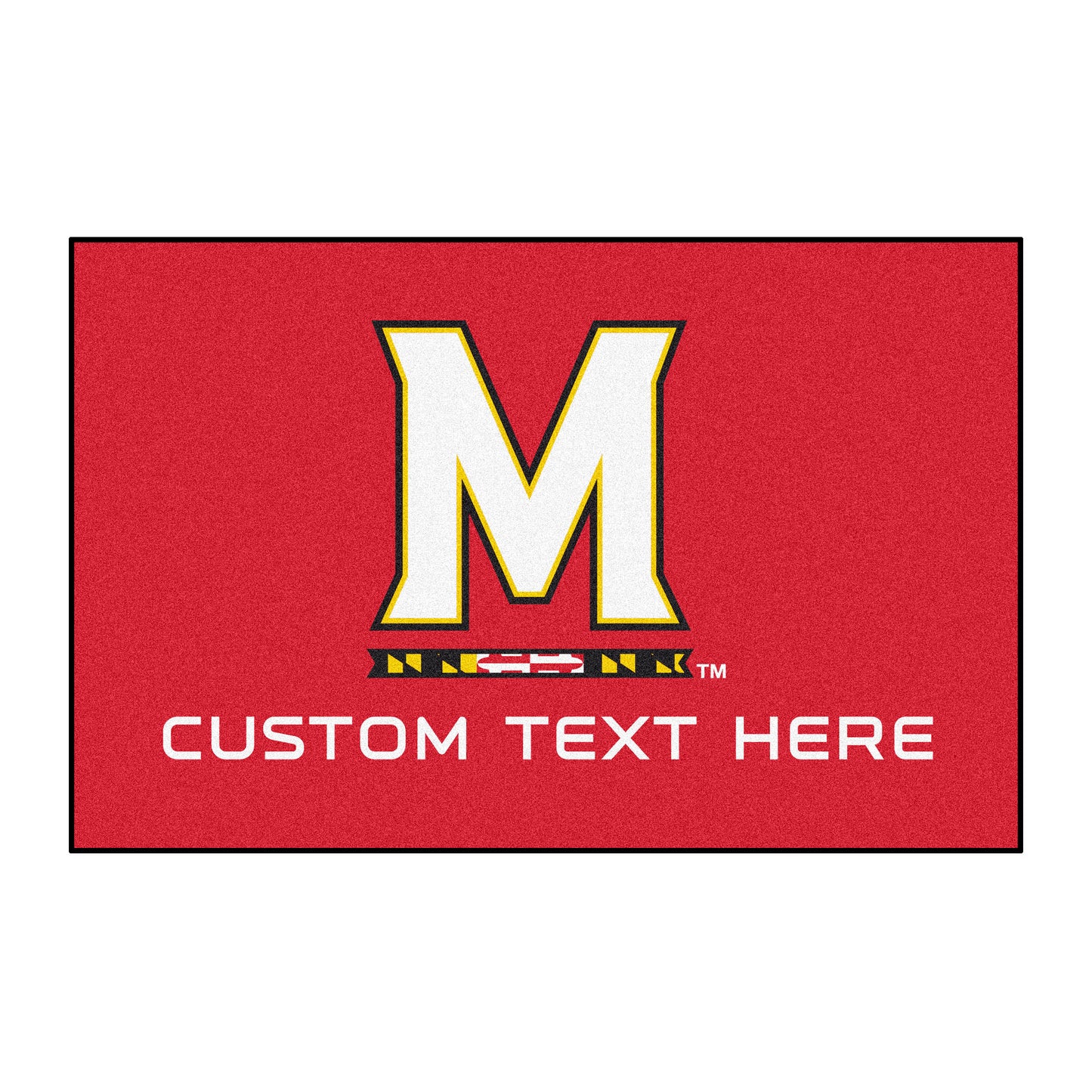 Maryland Terrapins 19'' x 30'' Personalized Accent Rug