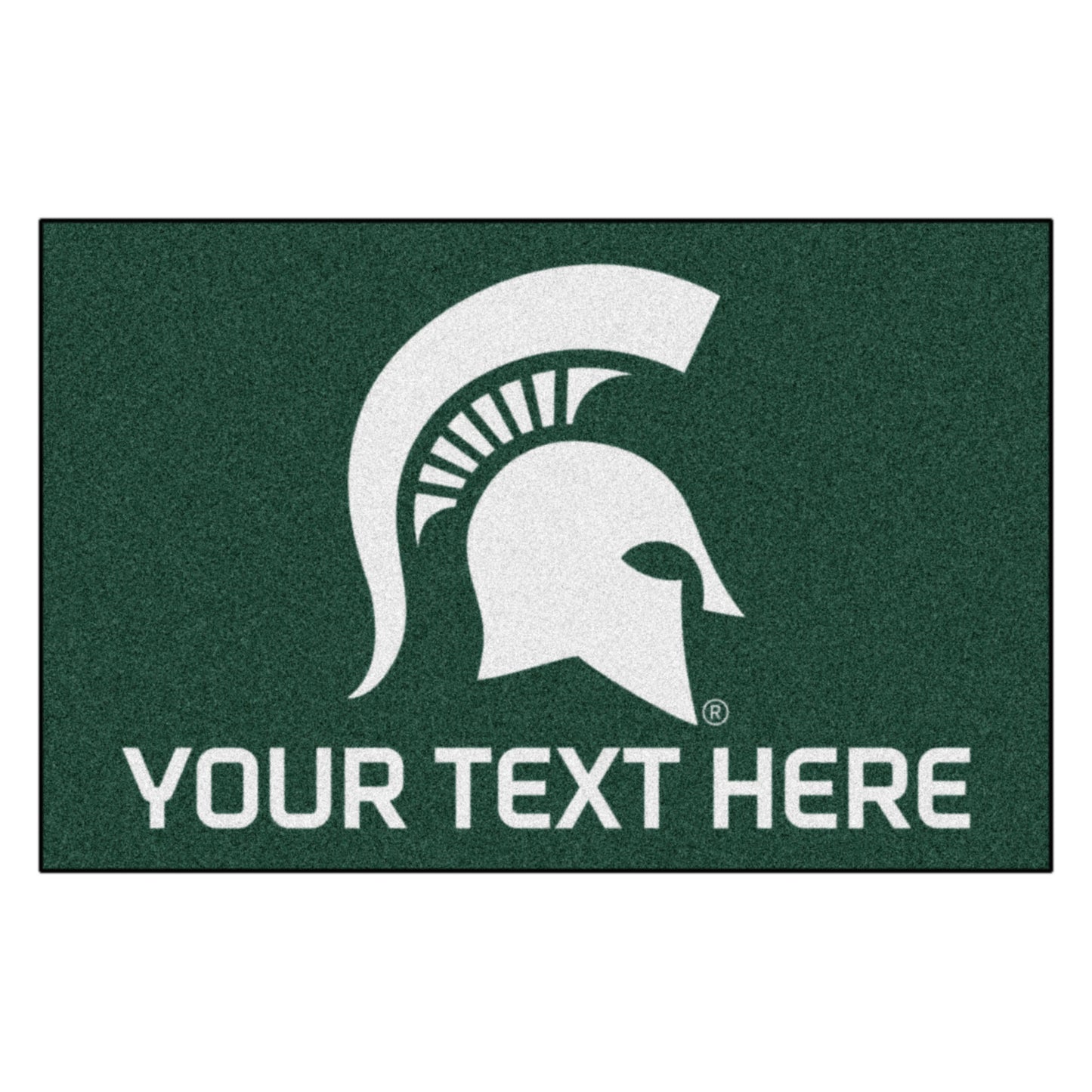 Michigan State Spartans 19'' x 30'' Personalized Accent Rug