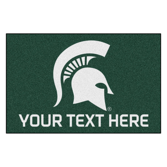 Michigan State Spartans 19'' x 30'' Personalized Accent Rug
