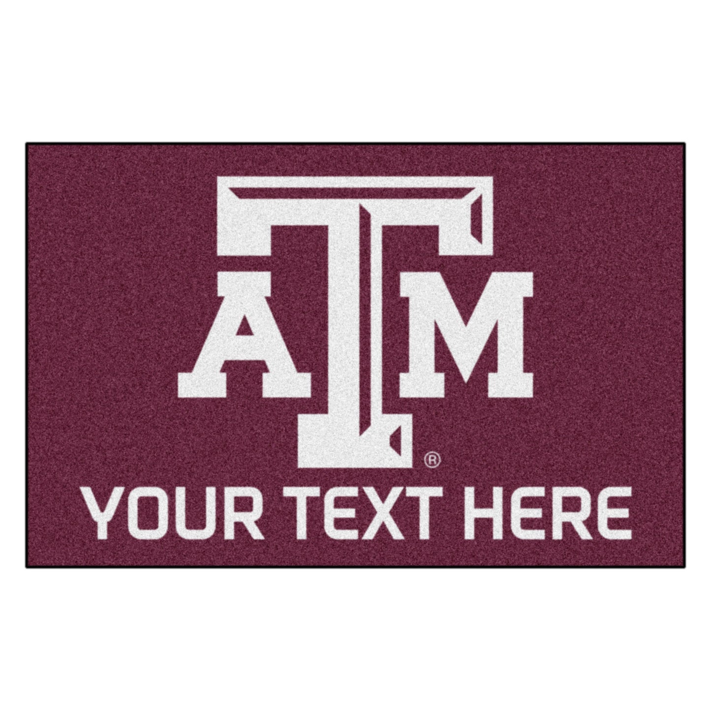 Texas A&M Aggies 19'' x 30'' Personalized Accent Rug
