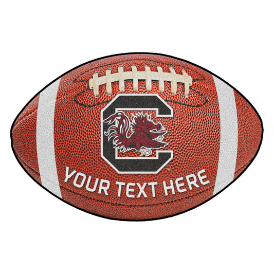 South Carolina Gamecocks 22'' x 35'' Personalized Football Mat