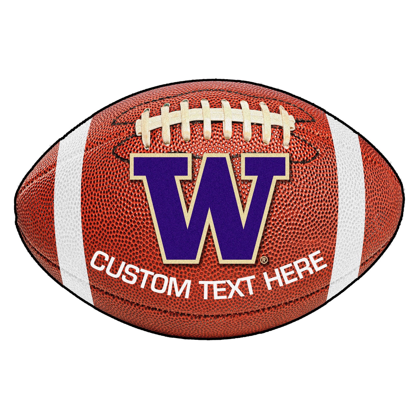 Washington Huskies 22'' x 35'' Personalized Football Mat