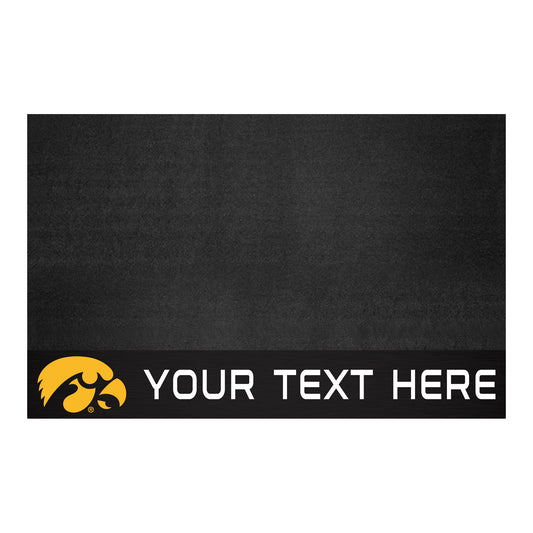 Iowa Hawkeyes 26'' x 42'' Personalized Vinyl Grill Mat