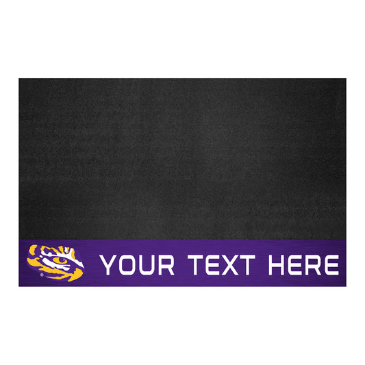 LSU Tigers 26'' x 42'' Personalized Vinyl Grill Mat