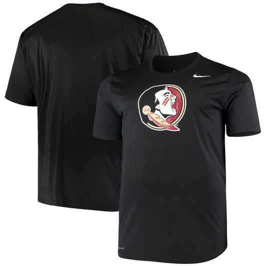 Men's Nike Black Florida State Seminoles Big & Tall Legend Primary Logo Performance T-Shirt