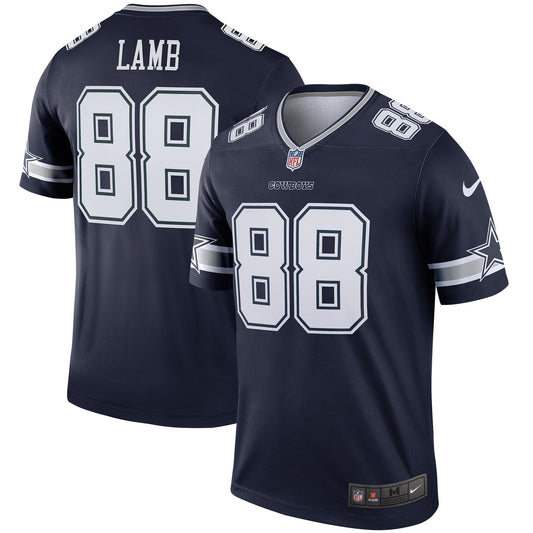 Men's Nike CeeDee Lamb Navy Dallas Cowboys Legend Jersey