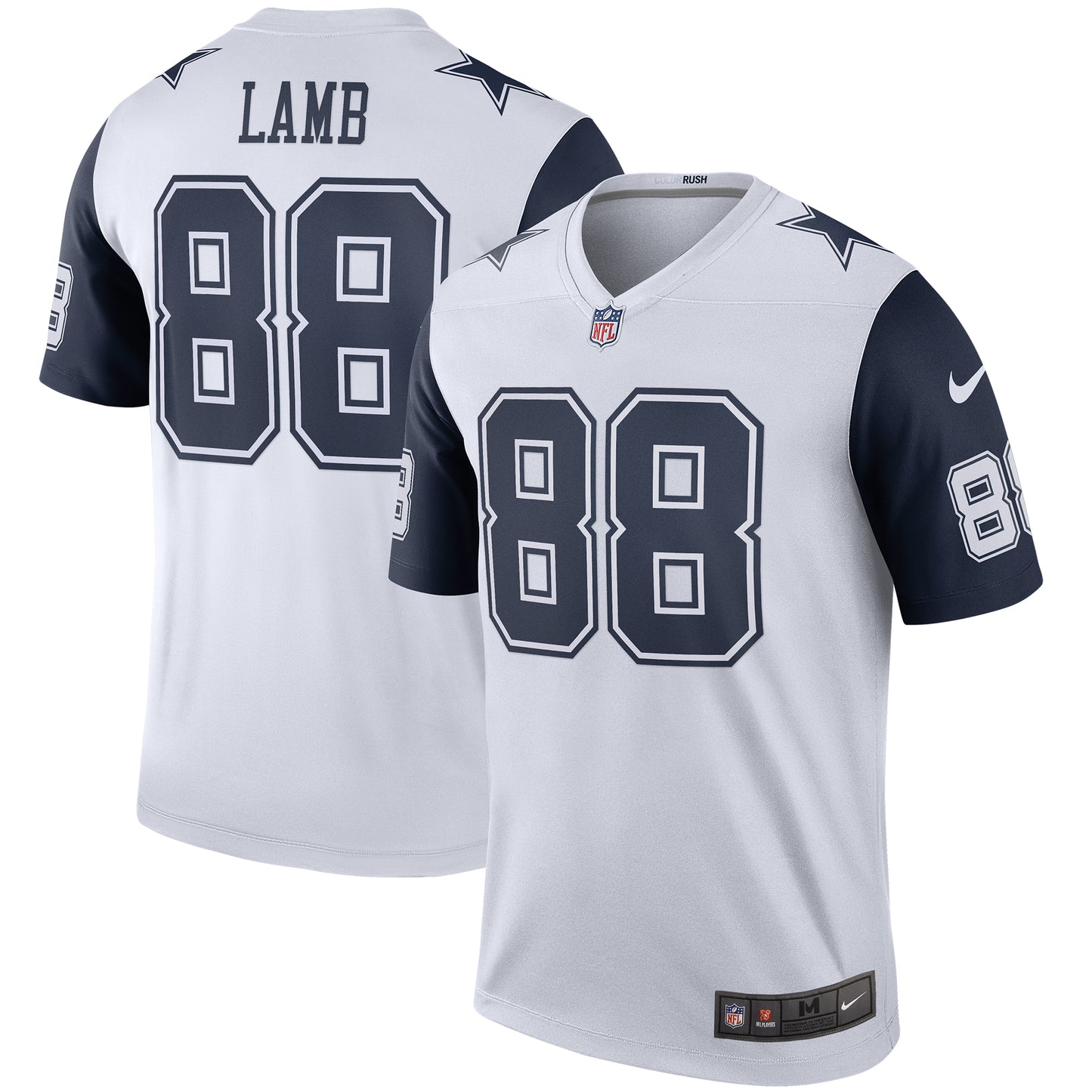 Men's Nike CeeDee Lamb White Dallas Cowboys 2nd Alternate Legend Jersey