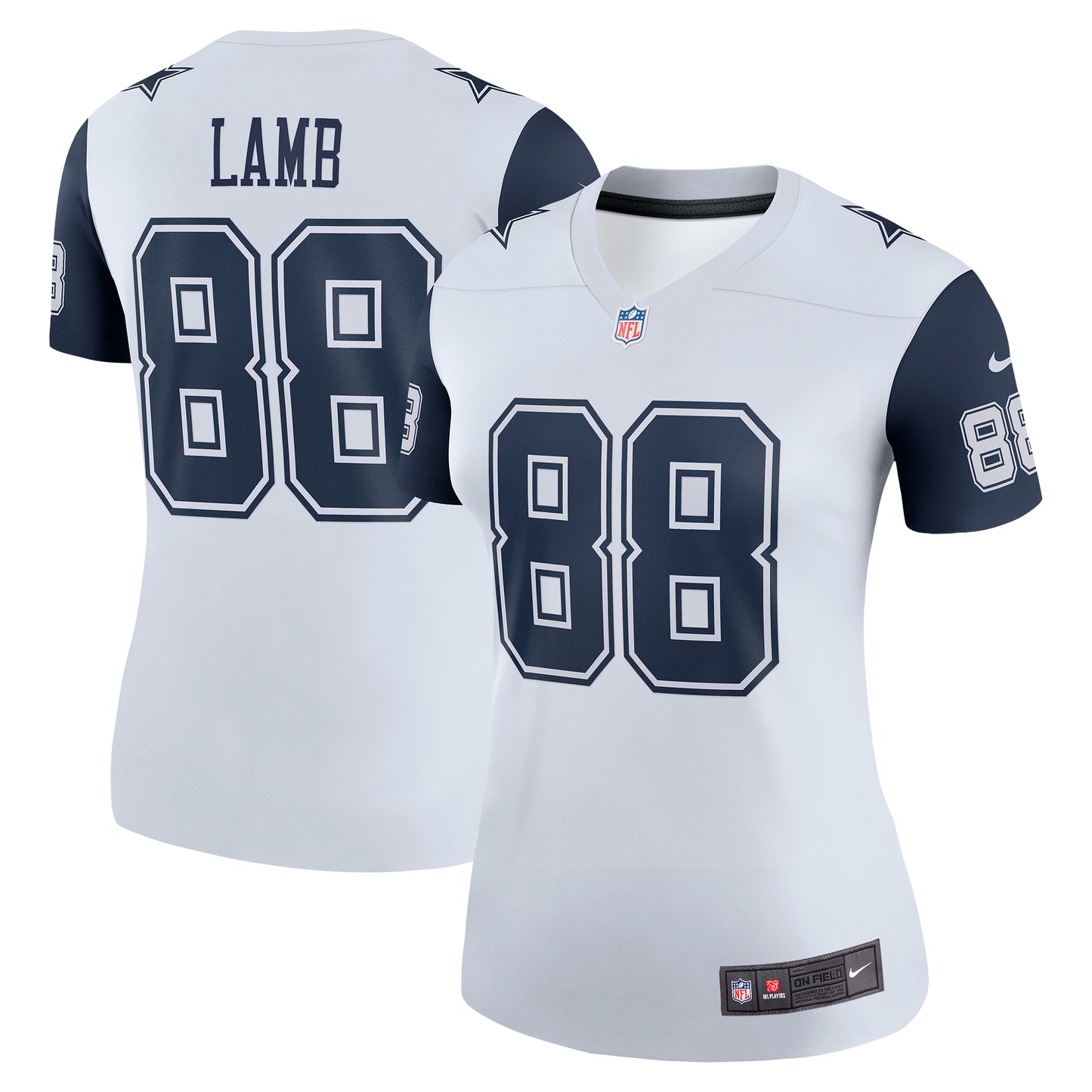 Women's Nike CeeDee Lamb White Dallas Cowboys 2nd Alternate Legend Jersey