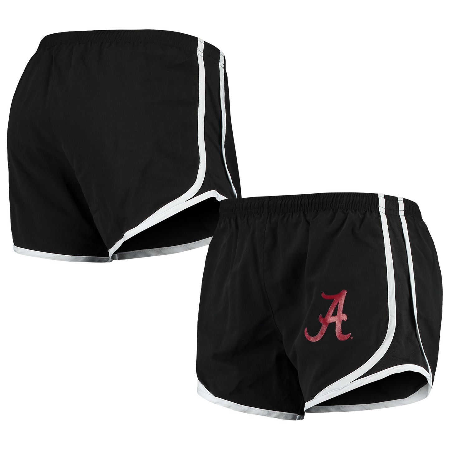 Women's Black/White Alabama Crimson Tide Elite Shorts