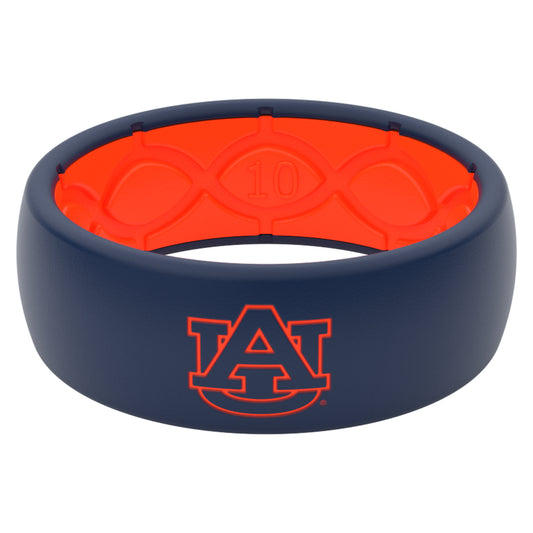 Men's Groove Life Navy Auburn Tigers Team Logo Original Ring