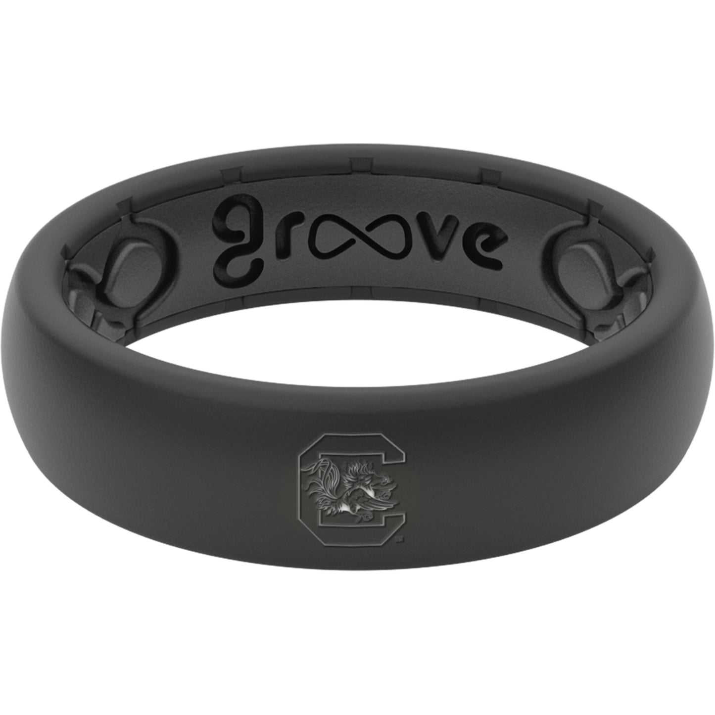 Men's Groove Life Black South Carolina Gamecocks Thin Ring