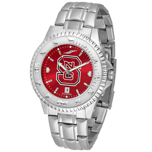 Red NC State Wolfpack Competitor Steel AnoChrome Watch