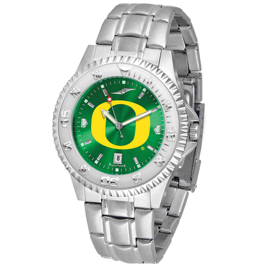 Green Oregon Ducks Competitor Steel AnoChrome Watch