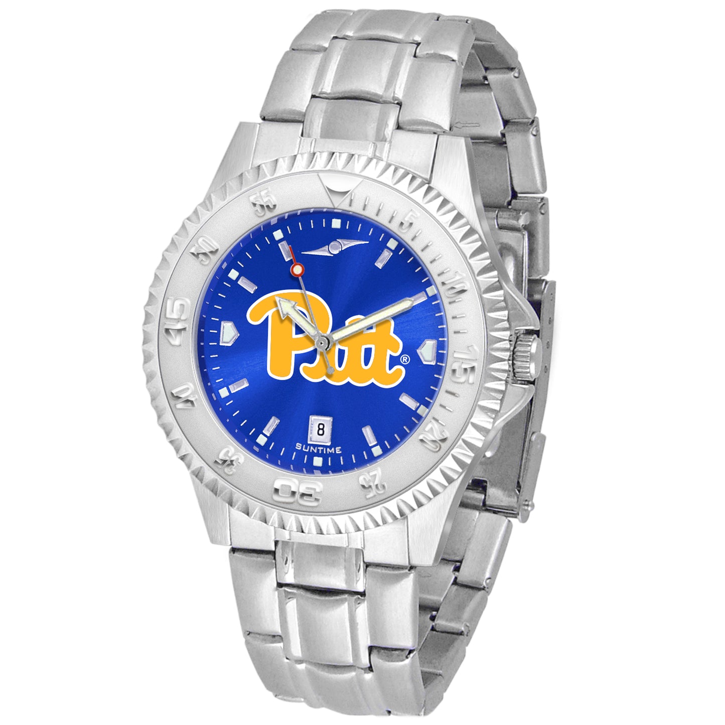 Royal Pitt Panthers Competitor Steel AnoChrome Watch