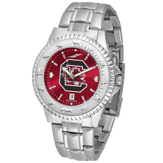 Garnet South Carolina Gamecocks Competitor Steel AnoChrome Watch