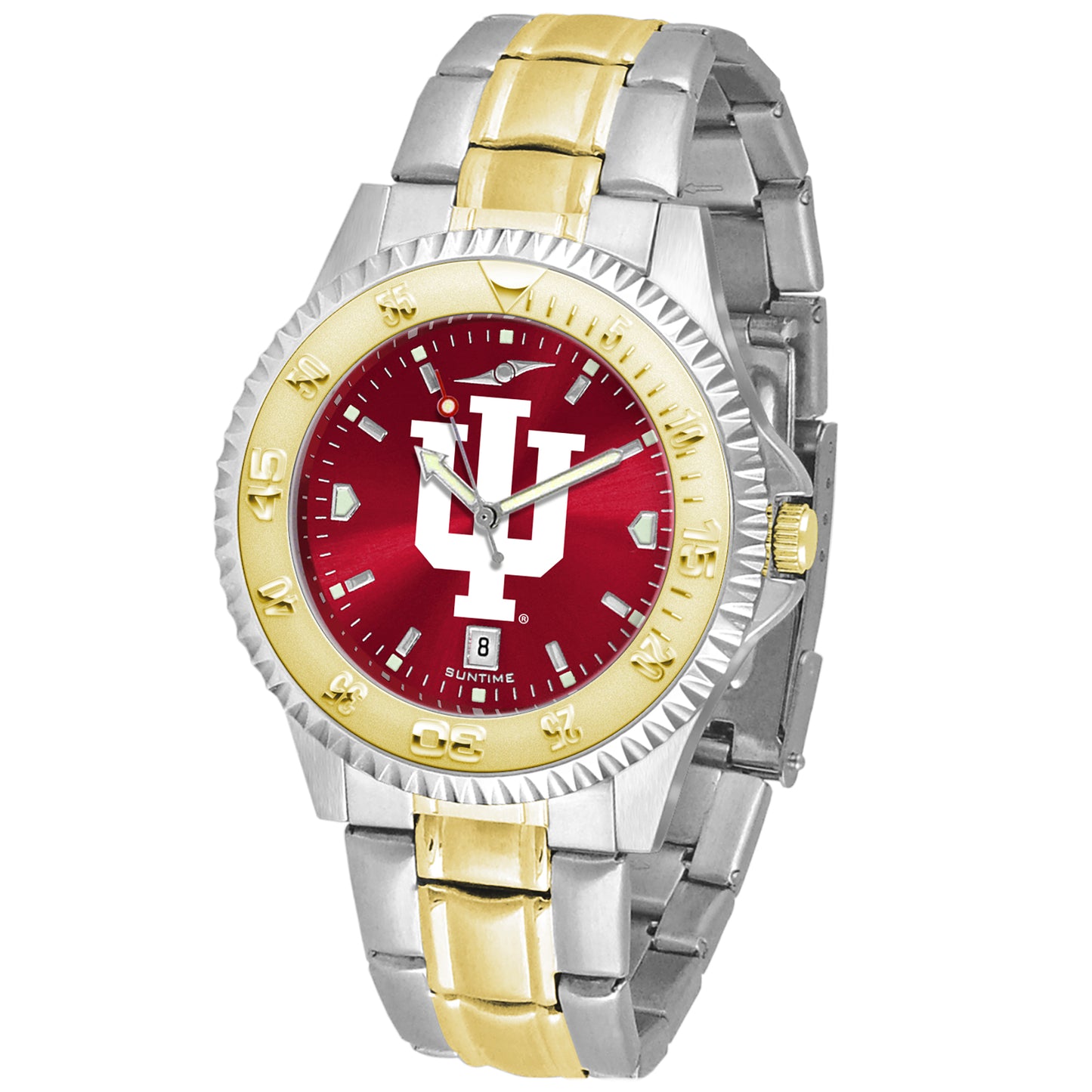 Crimson Indiana Hoosiers Competitor Two-Tone AnoChrome Watch